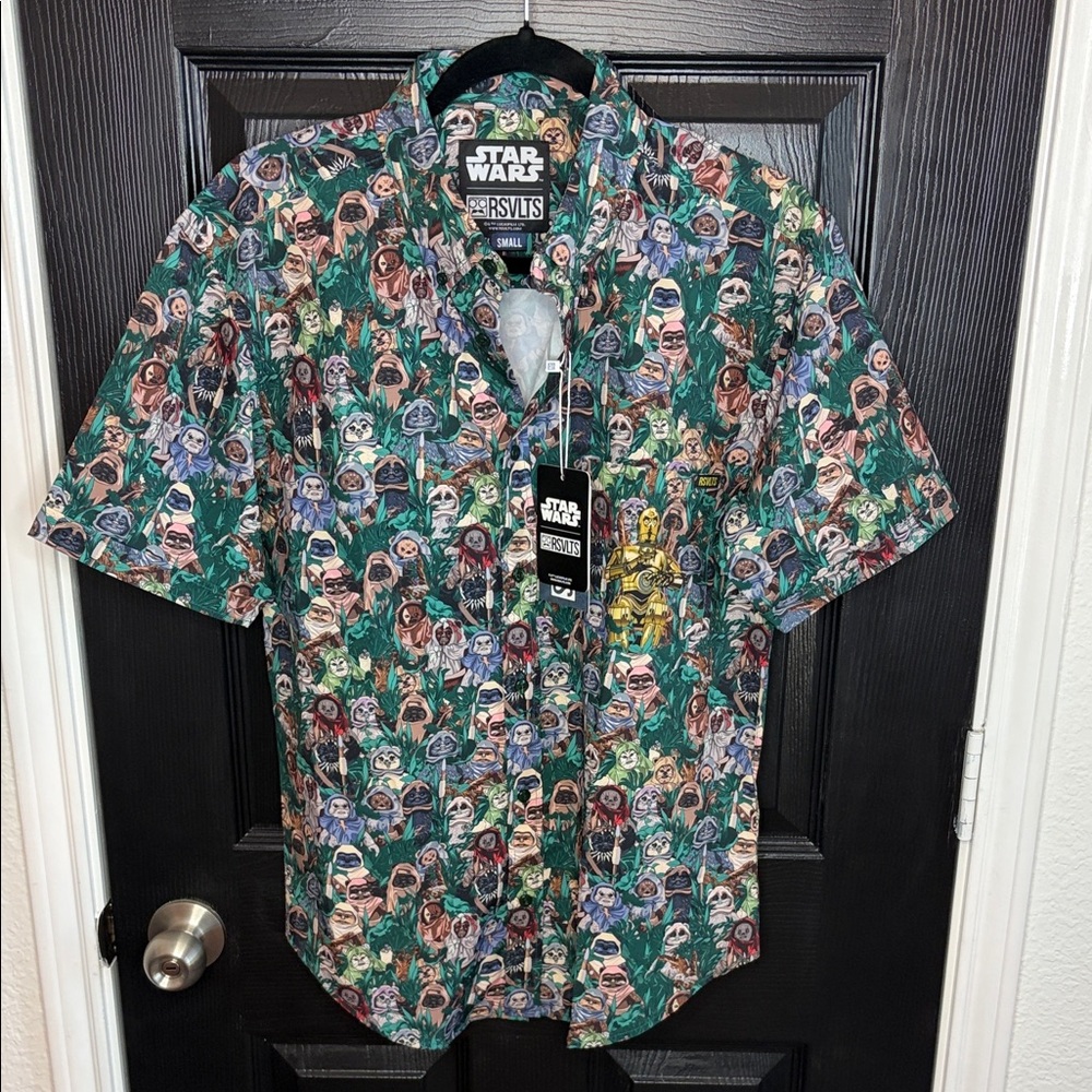 RSVLTS Star Wars Ewoks Multicolor Character Shirt
